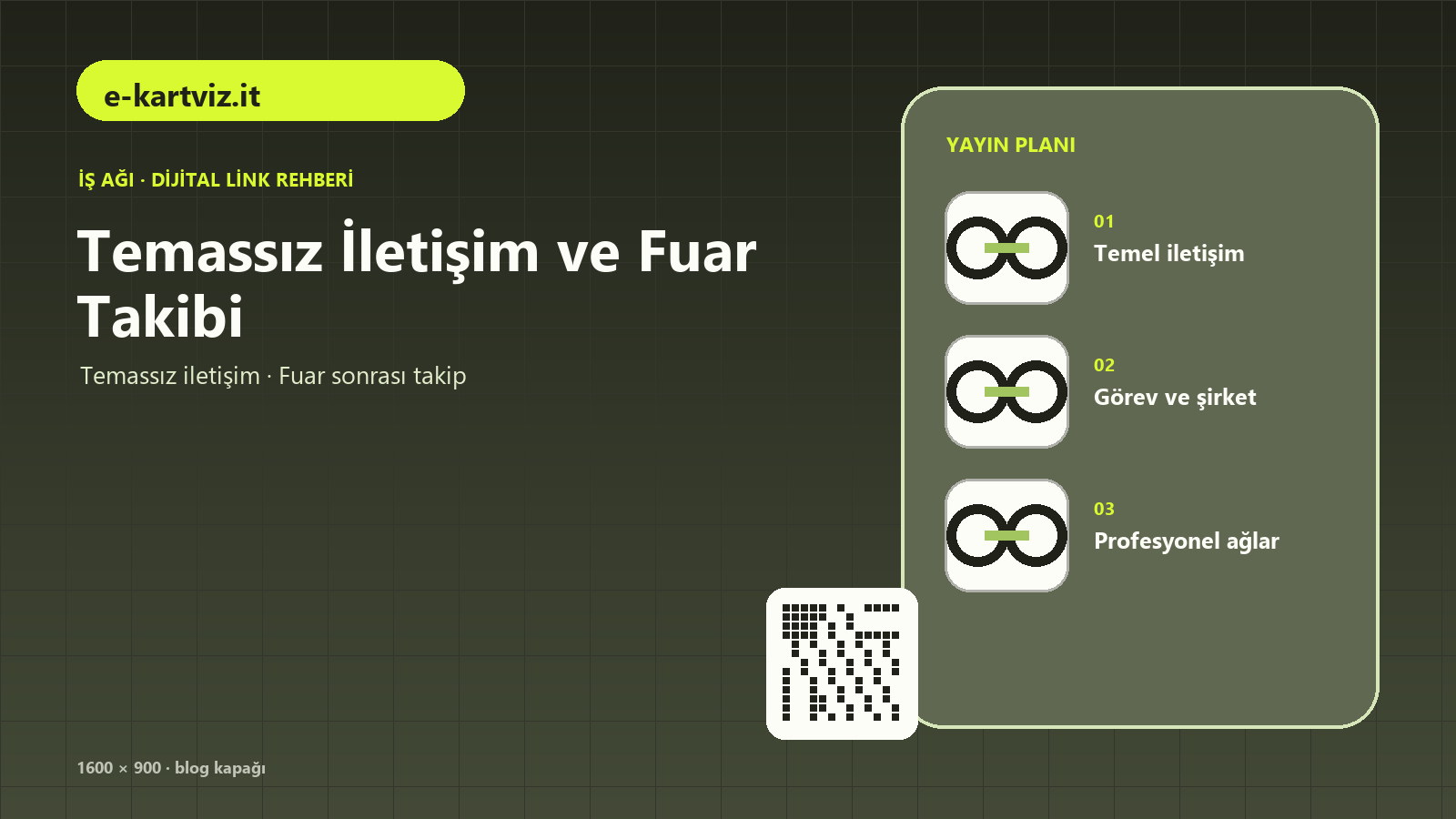 Ekibin tamamı için dijital kartvizit düzeninin kurulmasını anlatan iş ağı rehberi kapağı